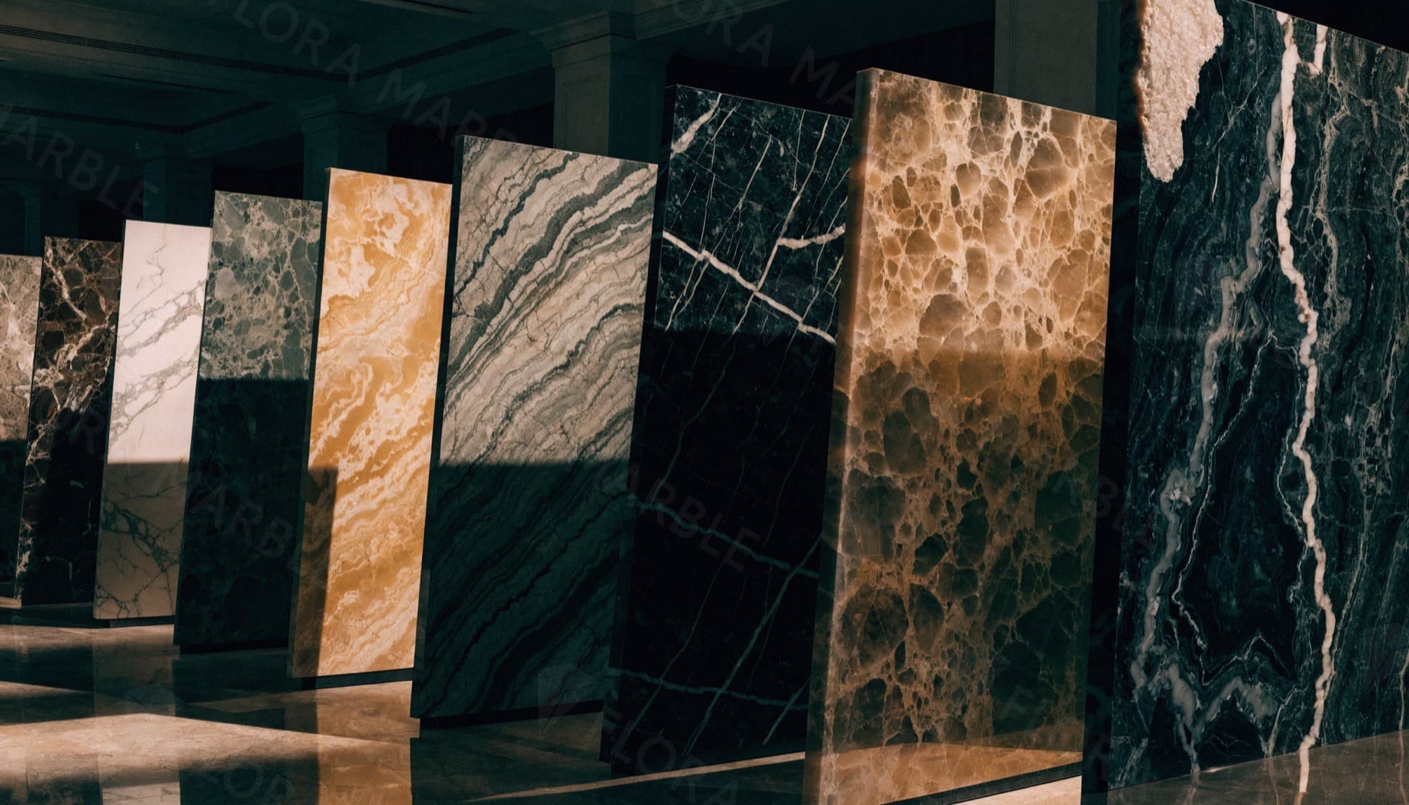 The Flora Marble gallery of natural stone
