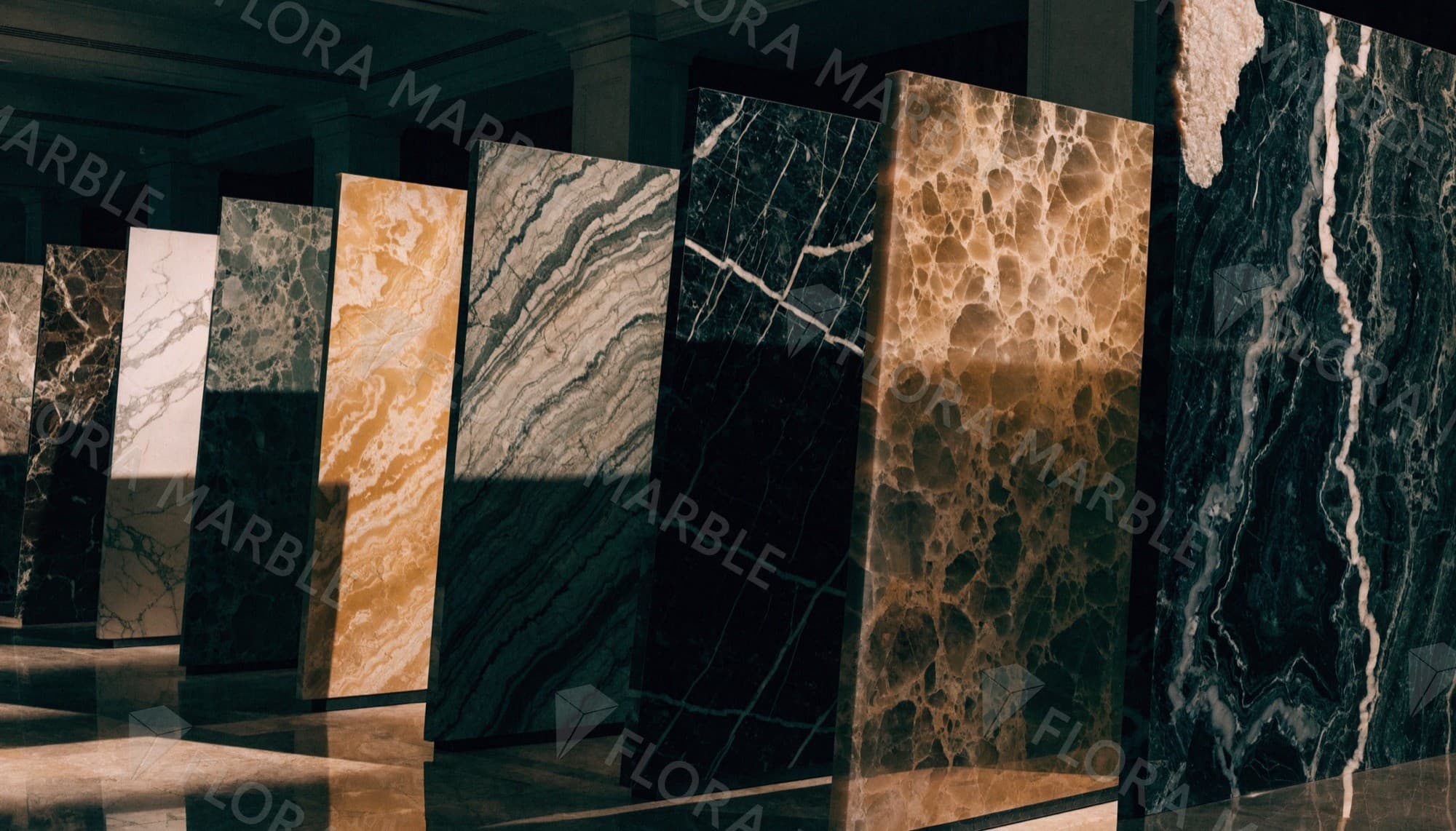 The Flora Marble gallery of natural stone